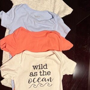 White, Blue, and Orange and Grey Onzie Bundle
